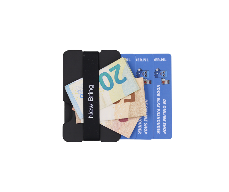 Pashouder Santiago | Handige pashouder voor het opbergen tot 10 pasjes met een stevig elastiek voor het bewaren van uw briefgeld.
